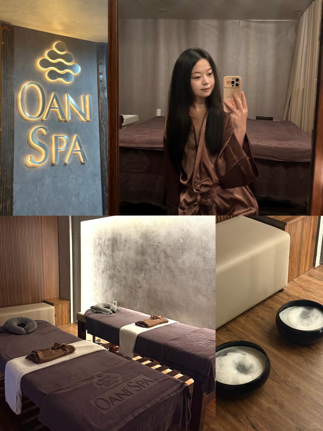 岘港 在Oani Spa体验时提供100分钟套餐：全身+面部+洗头