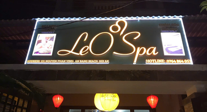 在Leo Spa An Bang Beach体验服务时，可免费享受60分钟的按摩服务。