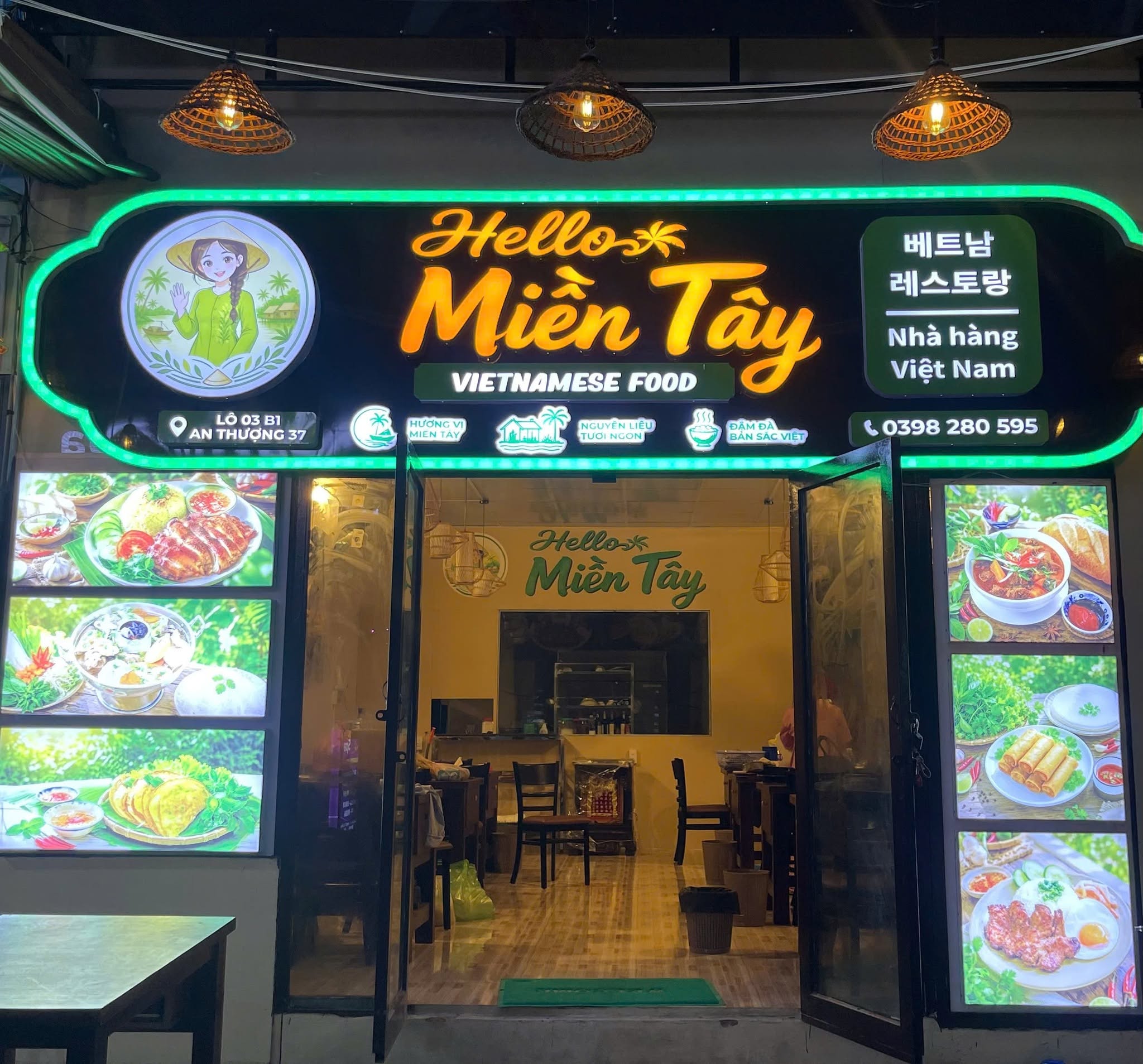 Cung cấp set ăn 4 món khi trải nghiệm trực tiếp tại nhà hàng Hello Miền Tây