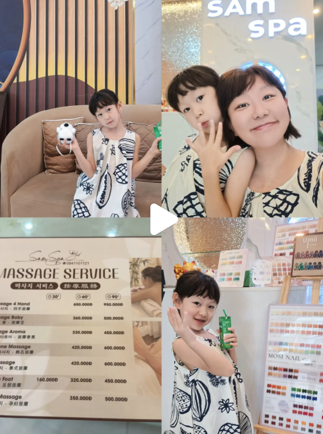 位于富国岛西部（靠近夜市）的 SAM SPA 提供2份60分钟服务菜单任选其一（不包括 Thai Massage 和 4 Hands Massage）