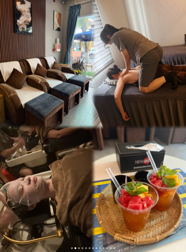 岘港spa 在Áo Dài Spa直接按摩时，享受60分钟免费按摩服务